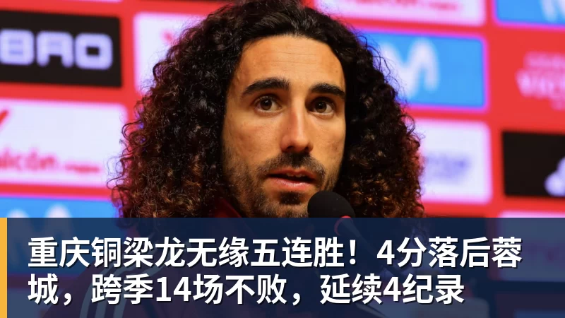 重庆铜梁龙无缘五连胜!4分落后蓉城,跨季14场不败,延续4纪录 重庆铜梁龙无缘五连胜!4分落后蓉城,跨季14场不败,延续4纪录